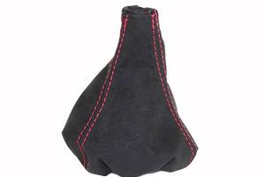 Cuffia cambio 595 Abarth alcantara filo rosso