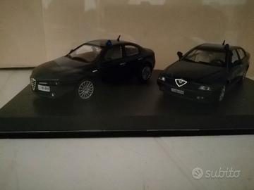 modellini alfa romeo 159 e 166 carabinieri