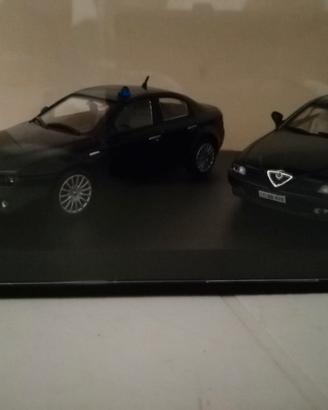 modellini alfa romeo 159 e 166 carabinieri