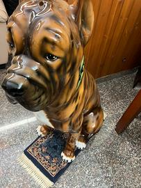 Boxer fatto a mano in ceramica nuovo