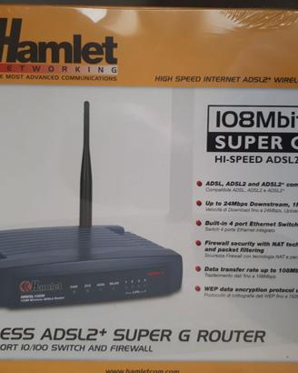 Wireless ADSL2+ Super G Hamlet