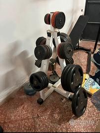 Rastrelliera portadischi Tecnogym