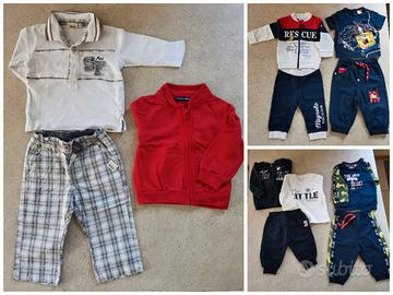 Abbigliamento mezza stagione bambino 6mesi, 14pz.