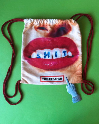 Zainetto / Sacca spalle o tracolla "Toilepaper"