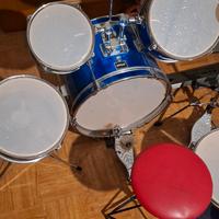 Batteria per bambini in legno