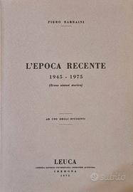 Libro "L'epoca recente 1945 - 1975"