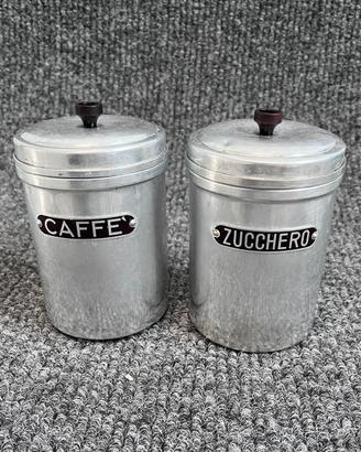 Barattoli caffè e zucchero anni 70