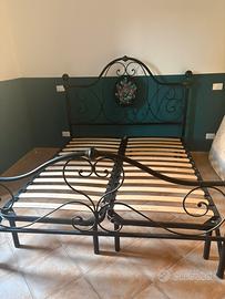 LETTO MATRIMONIALE IN FERRO