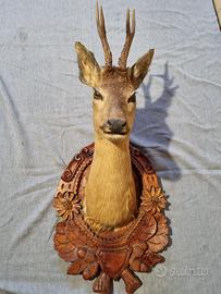 trofeo d'epoca con base in legno lavorato