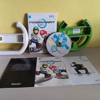 Mario kart wii versione PAL Eur con 2 volanti