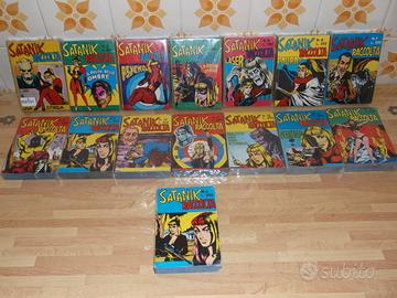 Satanik Raccolta completa 1/14 con adesivi