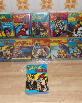 Satanik Raccolta completa 1/14 con adesivi