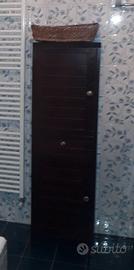 Mobiletto Colonnina da Bagno in Legno