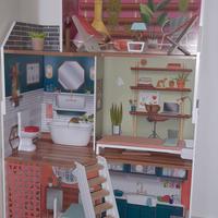 casetta bambole in legno