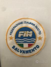 toppa termoadesiva patch "FIN - SALVAMENTO"