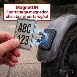 Supporto Portatarga RIMOVIBILE per Monopattino