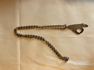 Catena e ciondolo in argento