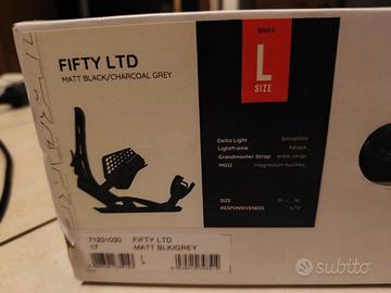 Attacchi snowboard Drake Fifty LTD taglia L