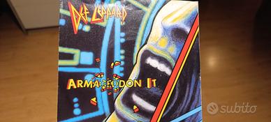 vinile Def Leppard "Armageddon It" firmato Belfast