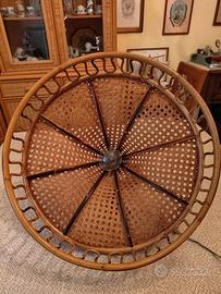 Lampadario bambu/midollino/vimini