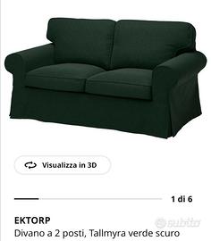 Divano 2 posti Ektorp IKEA