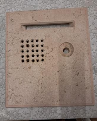 casetta posta in marmo da incasso completa