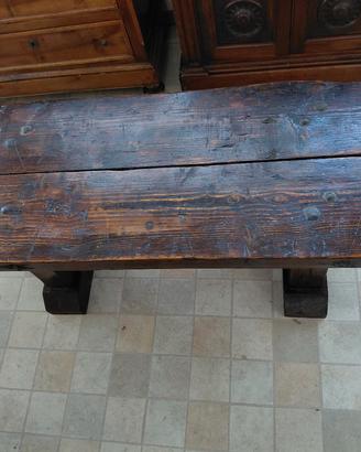 TAVOLINO SALOTTO RICAVATO DA ANTICO PORTONCINO 800