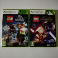 Xbox 360 lego Jurassic Park + Star Wars