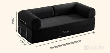 Divano letto pieghevole