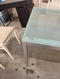 Tavolo Cristallo Bontempi allungabile