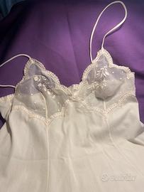 Sottovesti Vintage, con pizzo - nr. 5 - t. S/M -