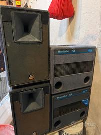 MONTARBO T10A e 112sa IMPIANTO AUDIO attivo