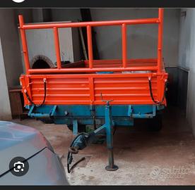 Carrello rimorchio padovani - ribaltamento idrauli