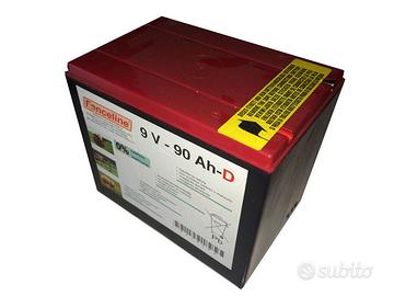 Batteria per recinti elettrici 9 volt 10000 ore