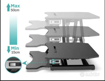 Scrivania elettrica regolabile ABOX