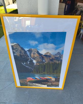 Quadro e cornice 100x70 gialla