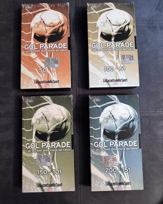 Collezione vhs “Gol Parade” Gazzetta dello Sport