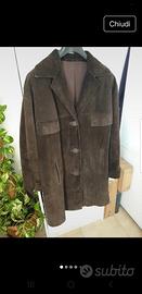 giacca in camoscio vintage