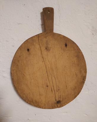 Base per polenta in legno vintage