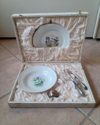 Piatti ceramica vintage Set  completo 