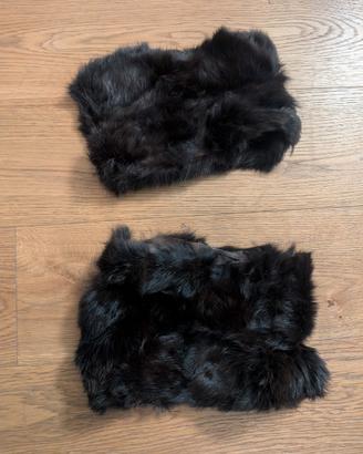 Polsini in pelliccia di lapin