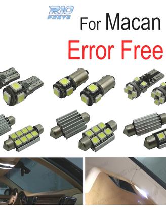 KIT 10 LAMPADE LED INTERNE PER PORSCHE MACAN S TUR