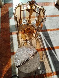 Coppia di lampadari vintage 