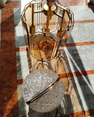 Coppia di lampadari vintage 