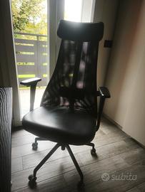 Sedia in pelle professionale per studio