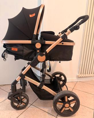 Lettino e passeggino 3 in 1