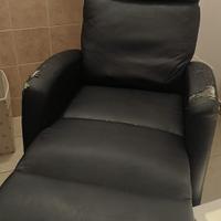 2 Poltrone relax da rifoderare i lati
