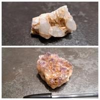 Cristalli di Calcite e Ametista