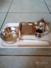 Set caffetteria Olri argentato