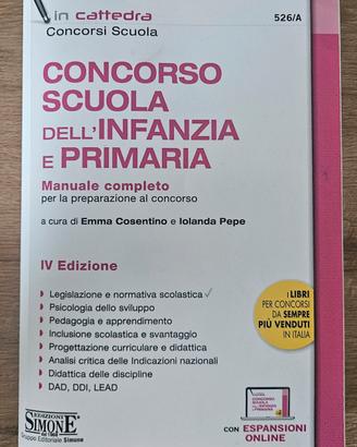 Manuale concorso Scuola dell'infanzia e primaria 